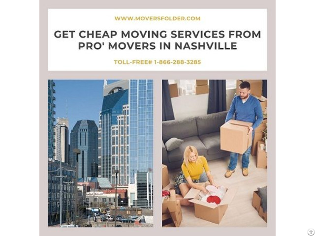 Get Cheap Moving Services From Pro Movers In Nashville