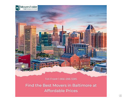 Find The Best Movers In Baltimore At Affordable Prices
