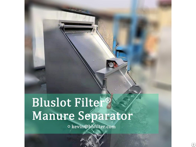 Auto Cleaning Type Slope Screen Mud Manure Separator Factory