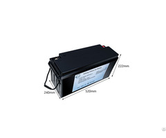 Lifepo4 12v 200ah Lithium Ion Solar Battery Pack Bms Built In Bluetooth