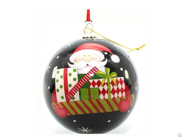 Christmas Hand Painted Glass Ball Supplier