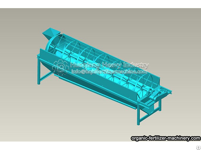 Rotary Drum Screener Machine For Organic Fertilzier And Compound Fertilizer