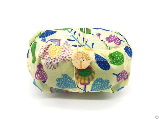 Beeswax Wrap Large Size With Button And Tie