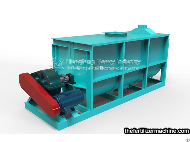 Horizontal Fertilizer Mixer Blending Machine