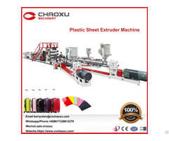 Chaoxu Three Screw Extruder For Plastic Sheet
