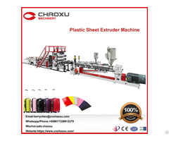 Chaoxu Twin Screw Extruder For Luggage Plastic