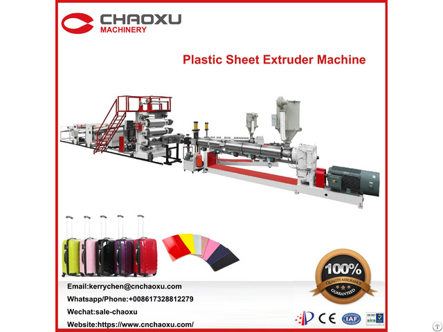 Chaoxu Small Extruder Production Machine For Luggage