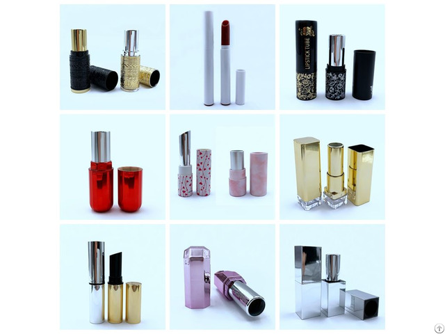 Square Shape Plastic Packaging Tubes Cosmetic Premium Magnetic Custom Empty Lipstick Tube