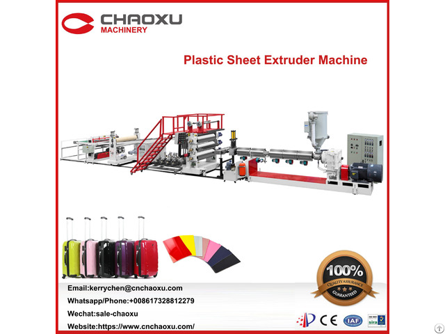 Suitcase Abs Sheet Extruedr Machine