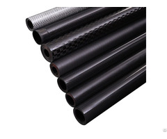 Light Weight 50ft High Modulus Carobn Fiber Water Fed Pole With Sanded 3k Plain Weave Surface Finish