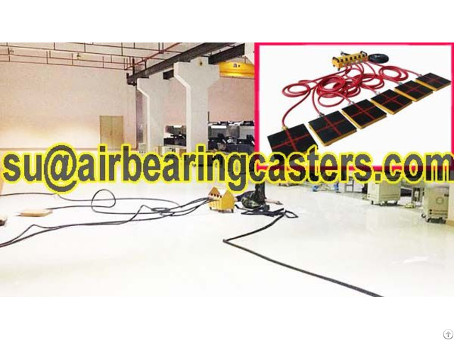 Air Bearing Casters Is Low Profile To Keep Safety