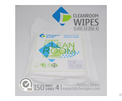 Class 10 Iso 4 Cleanroom Wipers Lint Free Wipes