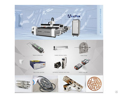 Fiber Laser Cutting Machine With Rotary Axis Akj1530fr