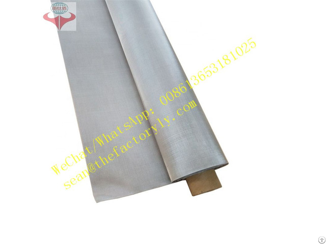 Aisi 201 304 316 Stainless Steel Wire Mesh Screen10 20 30 40 50 100 200 300 400 500 600 Mesh