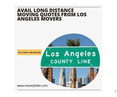 Avail Long Distance Moving Quotes From Los Angeles Movers