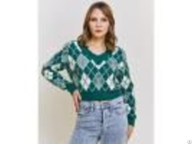 Zxx 21036 Ladies Sweater Pullovers Crop Top