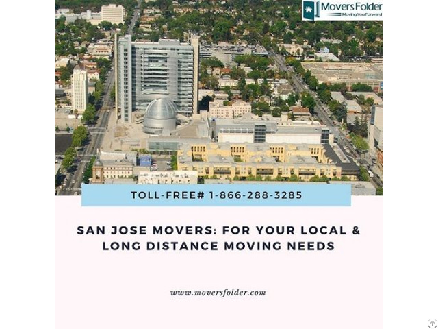 San Jose Movers For Your Local And Long Distance Moving Needs