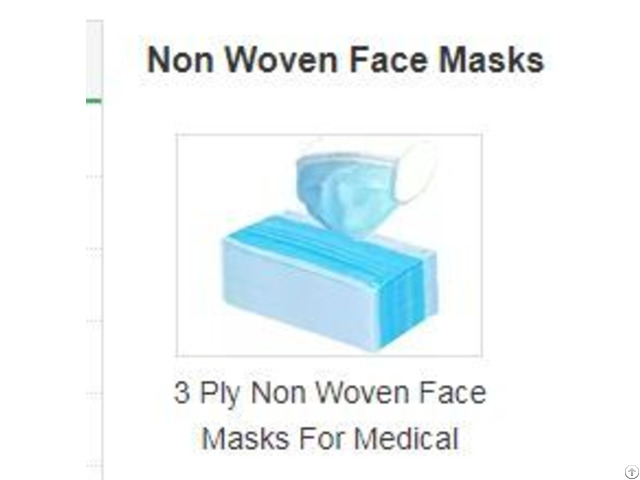 Non Woven Face Masks