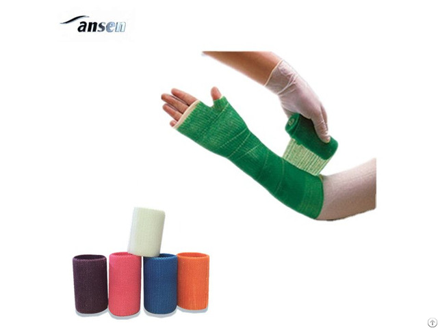 Medical Disposable Wound Care Pop Bandage Replacement Light Weight Fiberglass Synthetic Casting Tape