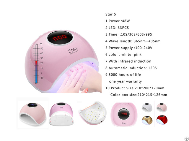 Manicure Set Leduv Nail Lamp