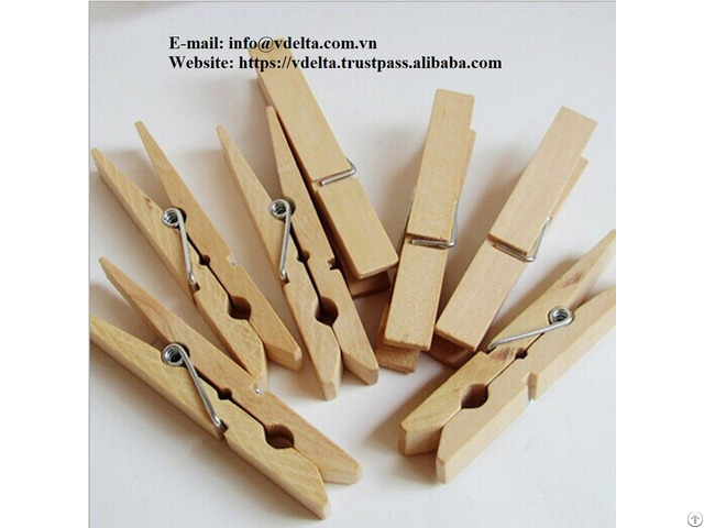 Bamboo Clothespin With Different Package