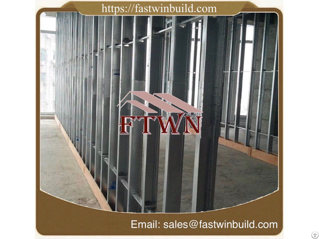 Drywall Channel C Galvanized Steel Keel Metal Profiles Stud Track Structure Frame