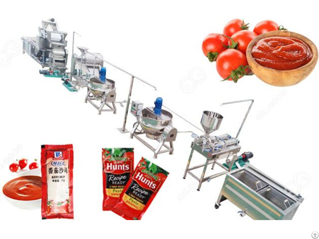 Factory Price Small Scale Tomato Paste Processing Machine