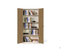 Narrow Frame 2 Door Metal Cabinet With Shelves