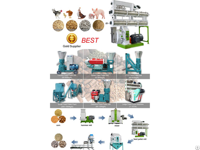 Animal Feed Processing Plant Equipment For Pellets