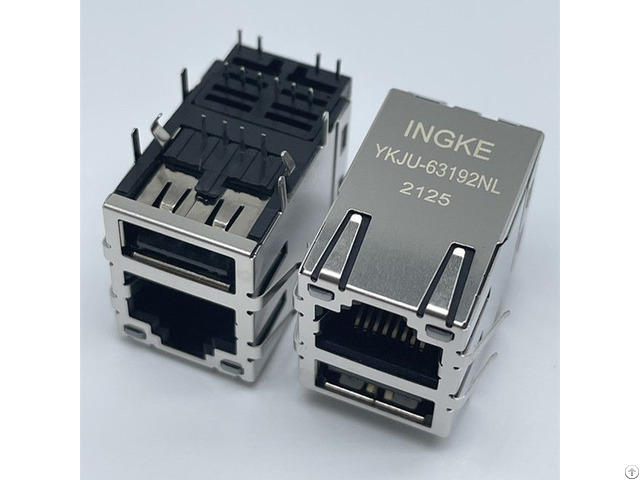 Ingke Ykju 63192nl Direct Substitute Bel Fuse 0821 1x1t 36 Modular Connectors Jacks With Magnetics
