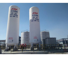 5m3 High Quality Vacuum Powders Insulation Cryogenic Liquid Storage Tank For Industry Use