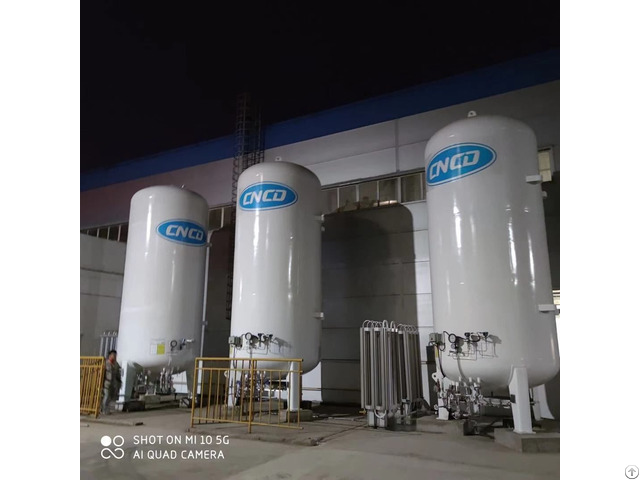 10m3 Cryogenic Liquid Argon Gas Storage Tank Safety For Filling Station