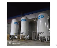 10m3 Cryogenic Liquid Argon Gas Storage Tank Safety For Filling Station