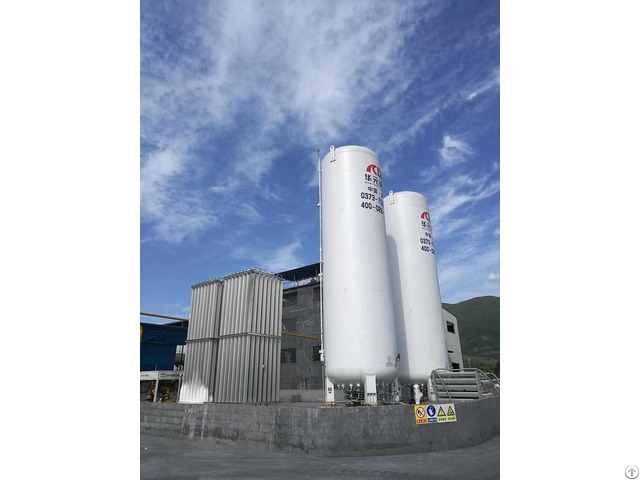 30m3 Vertical Low Temperature Cryogenic Liquid Storage Tank For Metallurgy