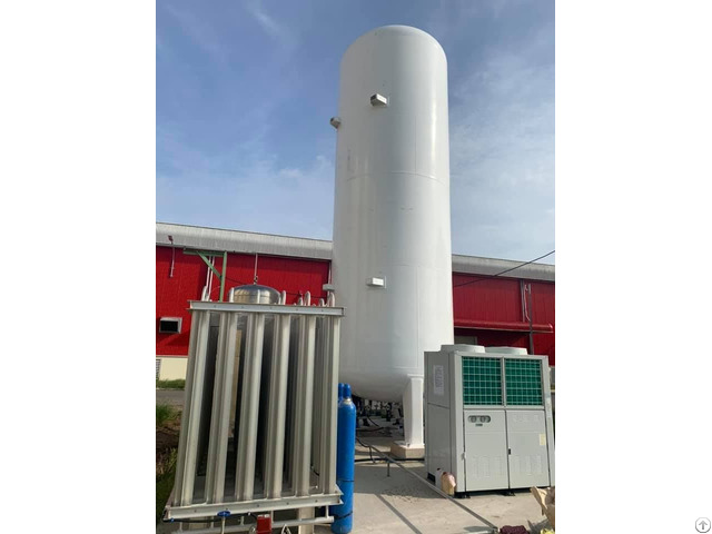 10m3 Cryogenic Liquid Argon Gas Storage Tank For Filling Station