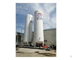25m3 Liquid Storage Tank For Oxygen Nitrogen Carbon Dioxide Argon