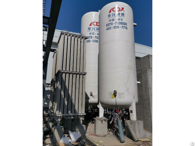 5000l Low Temperature Liquid Oxygen Storage Vessel Gas Tank For Industry Use