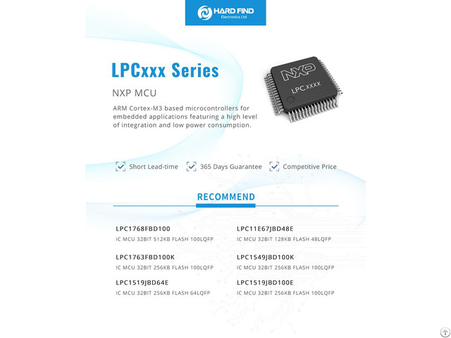 Short Lead Time Lpc17xx Lpc15xx Lpc43xx Nxp Microcontroller