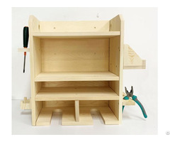 Durable Pine Wood Organizer Box