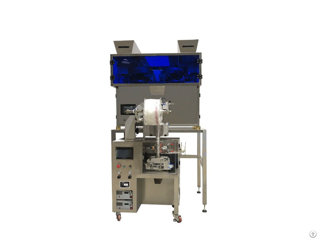 Automatic Pyramid Tea Bag Packing Machine With Thread And Tag