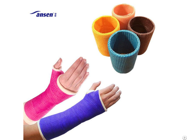 Orthopedic Fiberglass Fabric Cast Tape Knee Wrist Ankle Brace Leg Broken Bandage Fracture Support