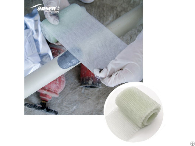 Pipe Repair Pipeline Protection Fast Bonding High Strength Fiberglass Tape Armored Cast Bandage