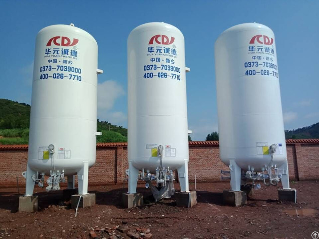 5m3 Vacuum Powders Insulation Cryogenic Liquid Storage Tank For Industry Use