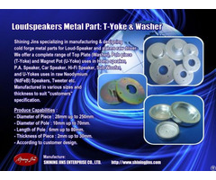 Professional Oem Manufacturer Forging Loudspeaker Parts Back Plate And Pot Yokes Made In Taiwan