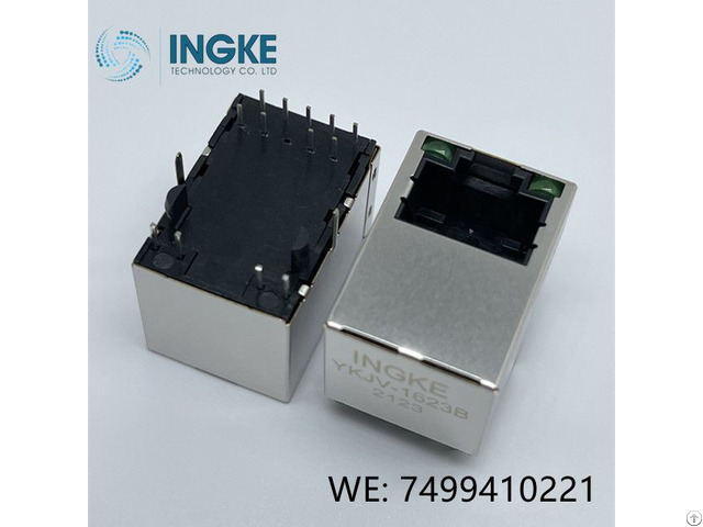 Substitute Of We 7499410221 Modular Ethernet Connectors Int Xfmr Tht 1x1 Poe No Tab Etr