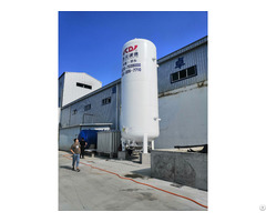 5kl 0 8mpa Vertical Liquid Oxygen Storage Tank High Vacuum Pressure Vessels For Filling Station