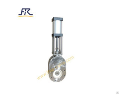 Stainless Steel Type Pneumatic Ceramic Double Disc Gate Valve