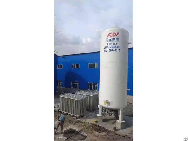 20m3 0 8mpa Pressure Vessel Lox Lar Cryogenic Liquid Storage Tank For Gas Station