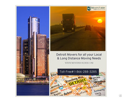 Detroit Movers For All Your Local And Long Distance Moving Needs