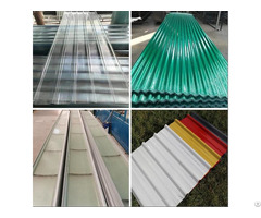 Frp Transparent Corrugated Sheets For Skylight Roofing